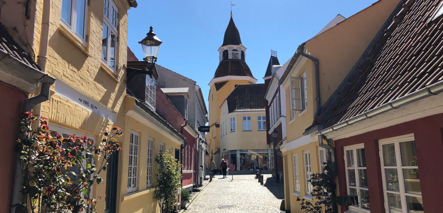 The Street of Bøjestræde in the city of Faaborg | Denmark | VisitFaaborg