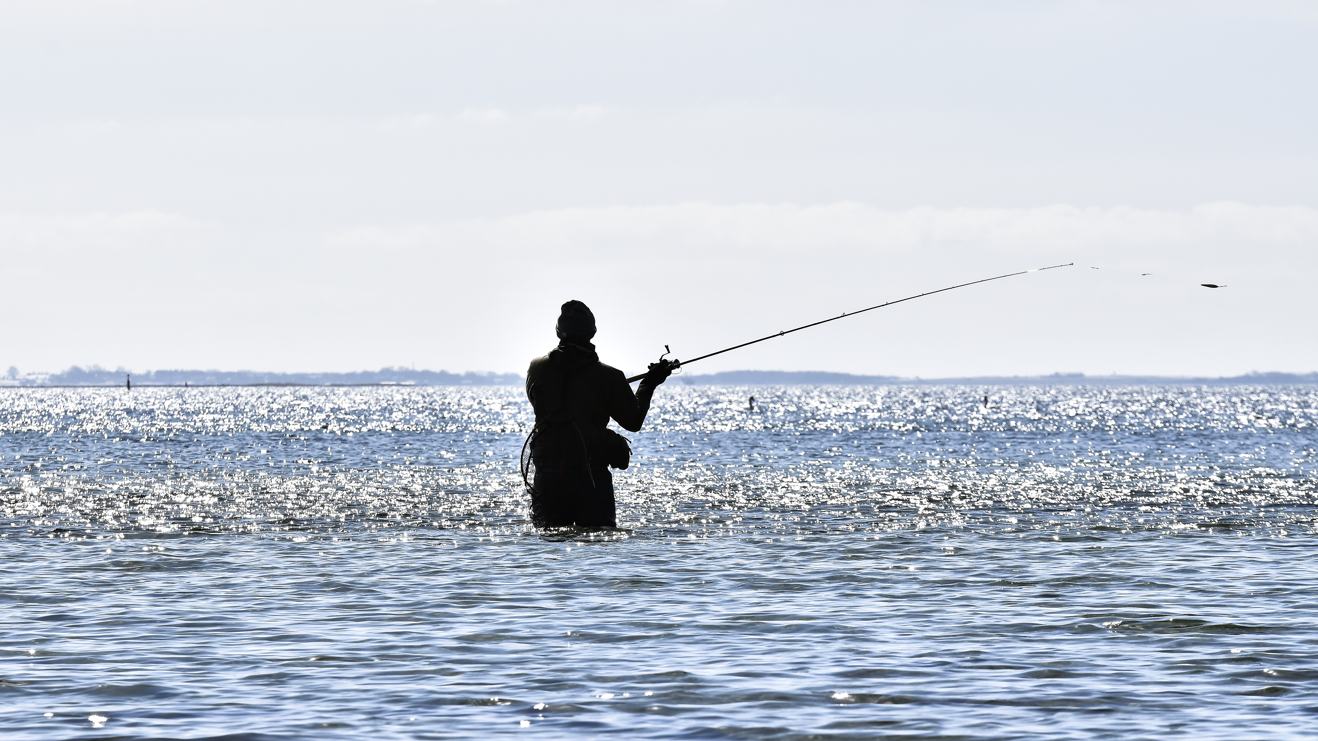 Angler at Dyreborg in the spring