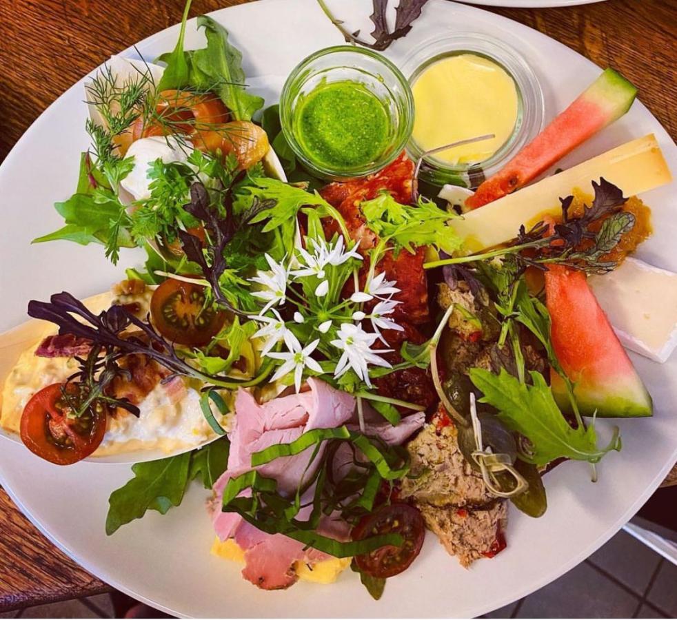Tallerken på Café Fruens Vilje i Faaborg