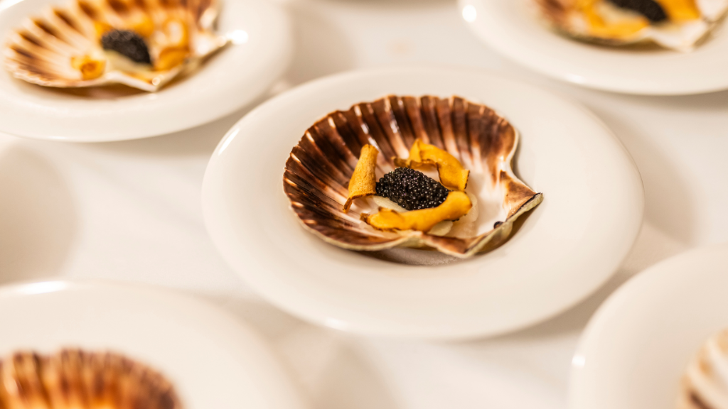 Anretning hos Restaurant Havlit ved Hotel Faaborg Fjord