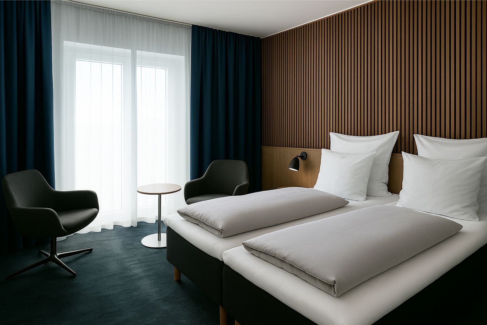 Standard værelse på Hotel Faaborg Fjord