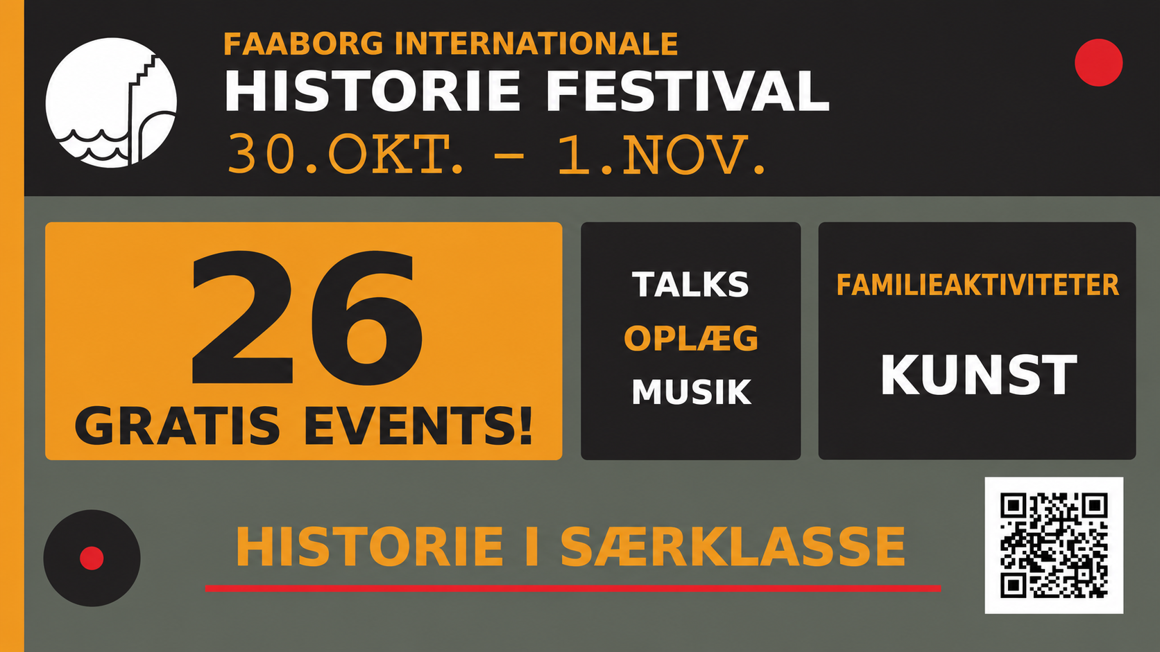 Foburgh historie festival 30. oktober til 1. november 2026