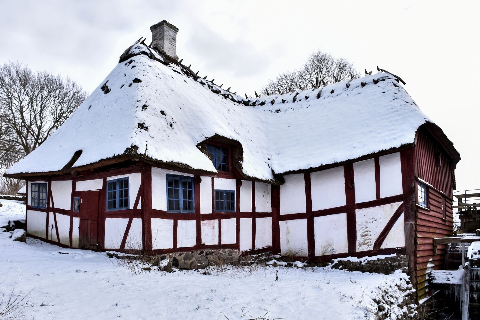 Kaleko Mølle i sneen